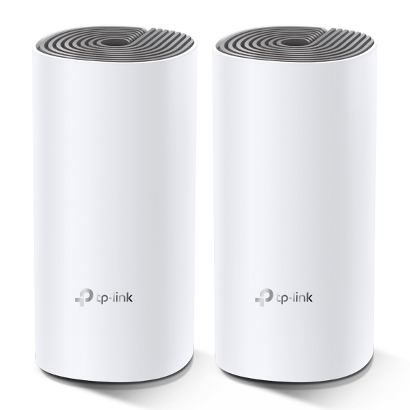 TP-Link - (2-Pack) AC1200 Whole Home Mesh Wi-Fi System - White (Deco E4)