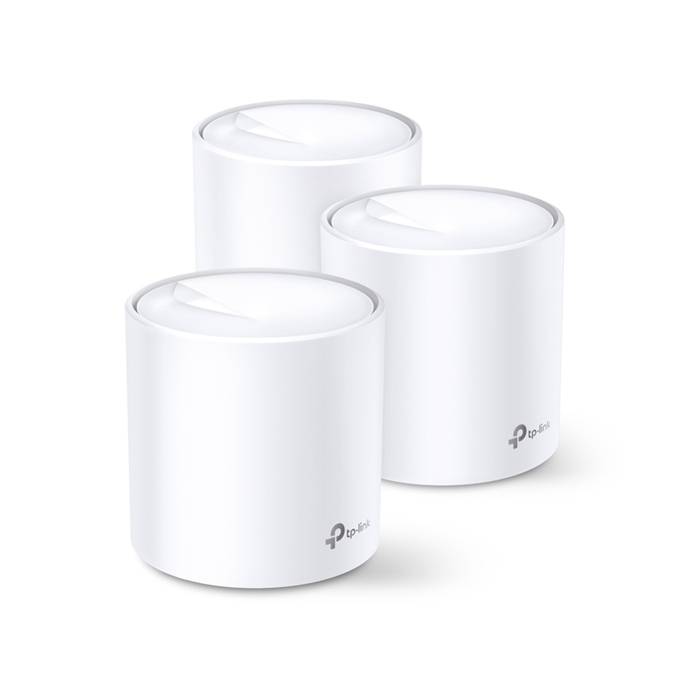 TP-Link - (2-Pack) AX1800 Whole Home Mesh Wi-Fi 6 System - White (Deco X20)