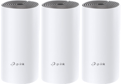TP-Link - (3-Pack) AC1200 Whole Home Mesh Wi-Fi System - White (Deco E4)