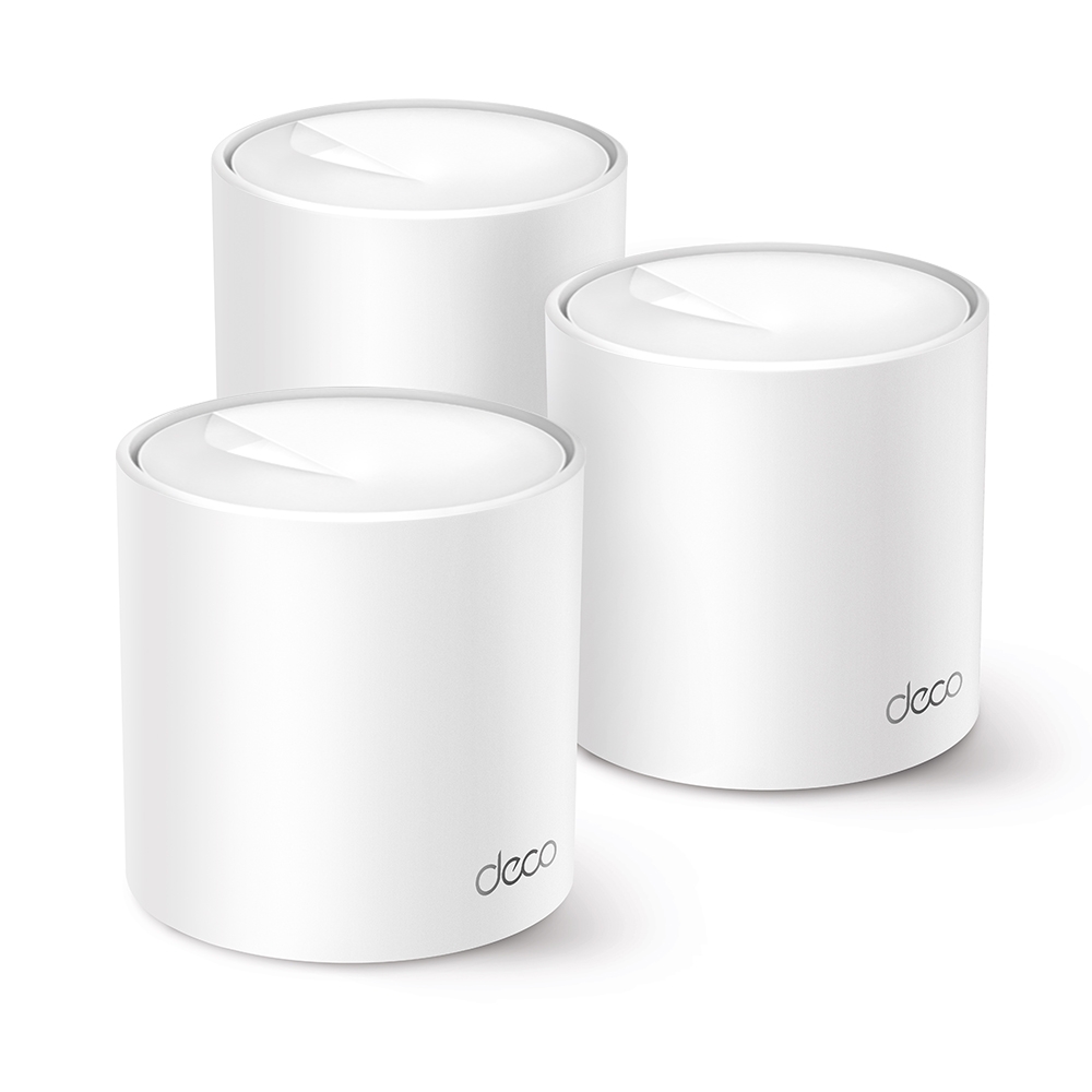 TP-Link - (3-Pack) AX1500 Whole Home Mesh Wi-Fi 6 System - White (Deco X10)