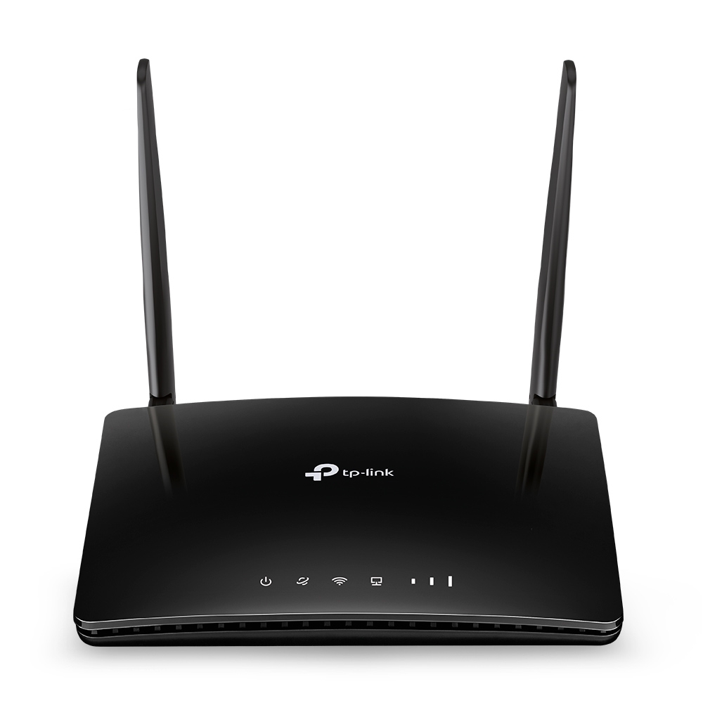 TP-Link - 300 Mbps Wireless N 4G LTE Router - White (TL-MR6400)