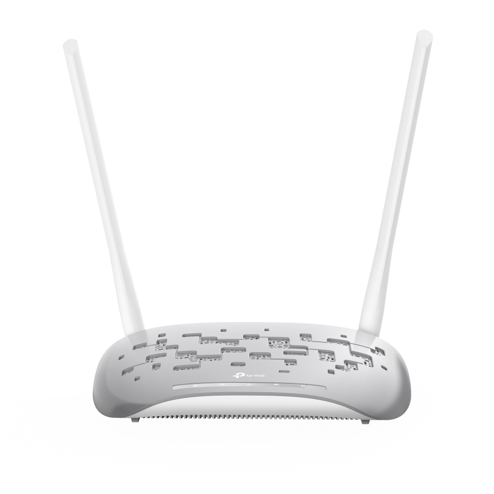 TP-Link - 300 Mbps Wireless N VDSL/ADSL Modem Router - White (TD-W9950)