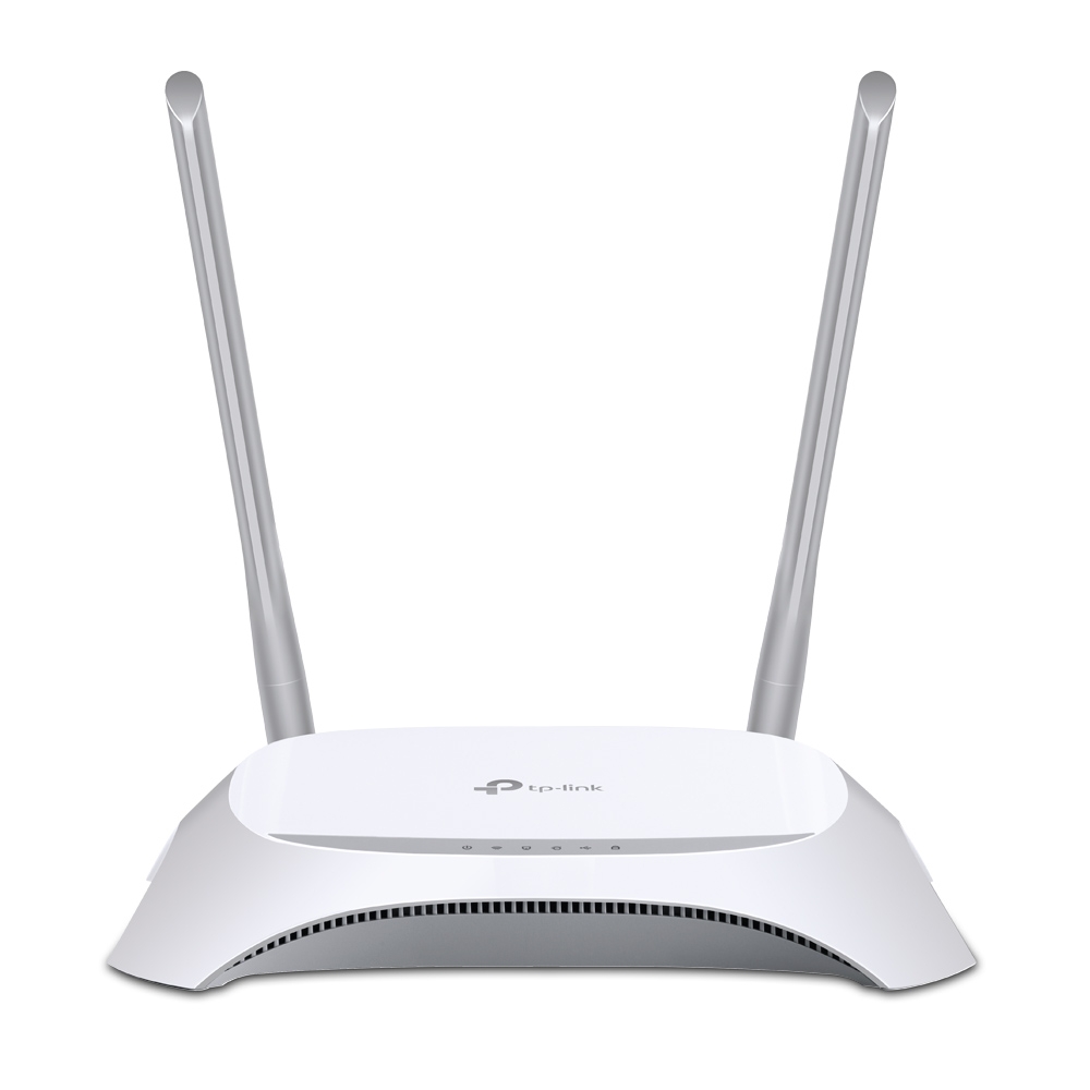 TP-Link - 300Mbps 3G/4G Wireless N Router - Black (TL-MR3420)