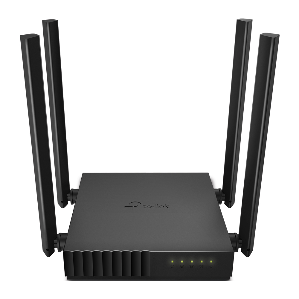 TP-Link - AC1200 Dual-Band Wi-Fi Router - Black (Archer C54)