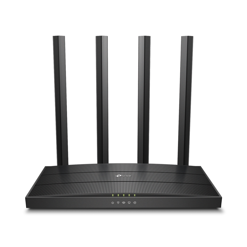 TP-Link - AC1200 Wireless Dual-Band MU-MIMO Gigabit Router - Black (Archer A6)