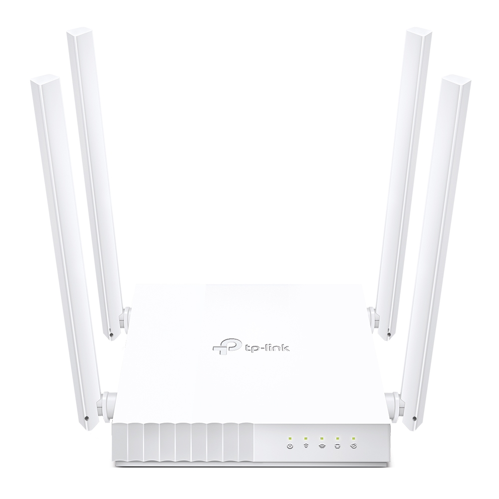 TP-Link - AC750 Dual-Band Wi-Fi Router - White (Archer C24)